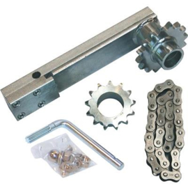 ABLE - Hefboom om een hoek van 180° te bekomen. Art nr. ABLE-AX UNL180