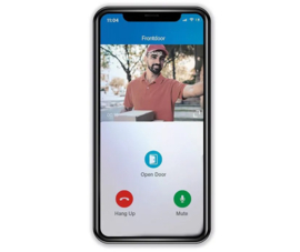 FT600VKK | Videokit Plug & Play: Buitenpost 1 knop+ codeklavier, zowel in-als opbouw 216x116mm + Monitor 7" wifi + 4xApp licentie + PoE switch  (HO)