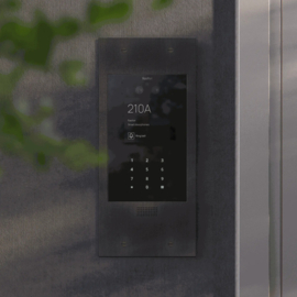 Fasttel FTBM800KVC-L | Wizard Prestige, kleurencam, codeklavier, Brons mat, 349x154mm (HO)