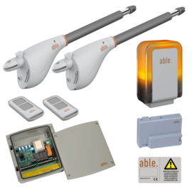 ABLE - Kit TL SMALL 400 full bestaande uit 2x TL S 400/RX MR/2 2 xTOH2 XS 24/FX FLASH 24 Art nr. ABLE-KF-TL-SMALL-400-230F