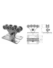 CAIS SPEED SE Achtwielstrolley small (HO)