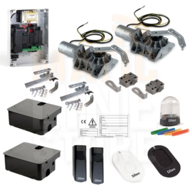 Ditec CB24 Kit Ondergrondse Draaihekaandrijvingopbouw tot 3,5m vleugel 24v basis compleet (HO)