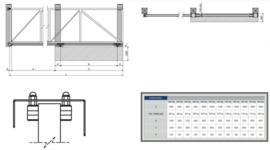 CAIS STAGE LB6 C-rail large 6m onbehandeld (HO)