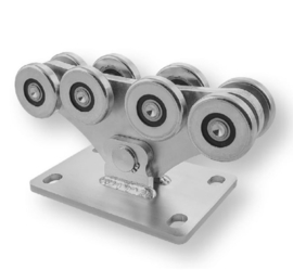 CAIS complete set:  6 meter M onderbalk met wielenset ed.