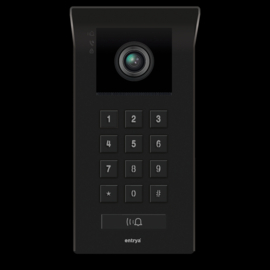 Entrya Facila Vision KDKS7W kit video intercom  met codeclavier  Met 1 binnenpost. zodat u naast de binnenpost ook via uw smartphone kan kijken en de poort openen.Art nr. 105640