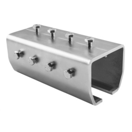 CAIS DF 190 (voluit de DF 190 Medium C-Profile Guide Joint Bracket) [Indiamart] is een robuuste koppelbeugel / verbindingsmof