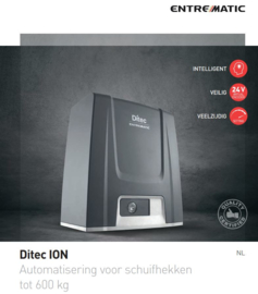 Ditec entrematic ION6 ,  tot 600kg.