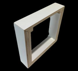 Fasttel FT600WB | Opbouwrand voor de FT600W, te gebruiken wanneer geen inbouwpot is voorzien voor RJ45 aansluiting  (HO)