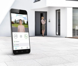 Doorbird D2101KV IP videokit opbouw, incl. opbouwbak en voeding +codeclavier (HO)