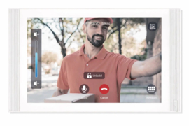 Fasttel  FTW30CC | 10" Android universele SIP video binnenpost, wit  (HO)