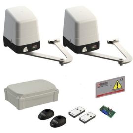 Roger H23/284 Kit draaihekaandrijving knikarm opbouw tot 2,8m vleugel basis 230v (HO)