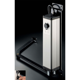 Ciclon 220 motor, onomkeerbaar met knikarm. Art nr. CUV305