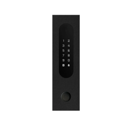 Fasttel FTBM26KPBF | Codeklavier/Badgelezer/Bluetooth/NFC: 1 relais, Wiegand, drukknop en Cloud. Bronze mat, inbouw, 62x211x30 mm  (HO)