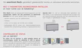 Ditec NES600LS Kit schuifhekaandrijving 600kg basis, 30cm/sec (HO)