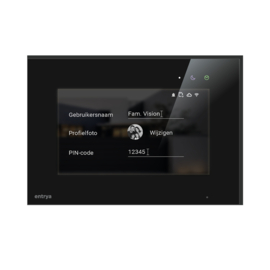 Vision M7W binnenpost 7" met wifi Art nr. 105620