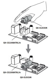 Quiko slot module QK ELOCKM.  is vervangen door: QK-SMARTM Smart home module