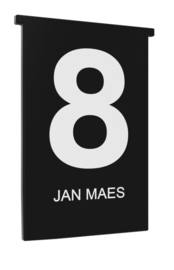 Vision gepersonaliseerd naamplaatje DBx-S Art nr. 105030