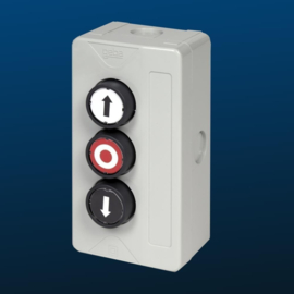 Geba 20031N2 KDT3 drukknop opbouw 3 x puls (HO)