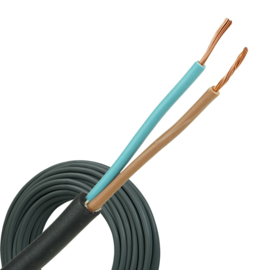 neopreen kabel H05RR-F 2x0,75 per 10 meter