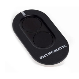 Ditec ZEN2 Handzender tweekanaals, rolling code 433Mhz in zwart (HO)