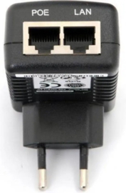 Fasttel FT600WPS | POE injector AC/DC 350mA voor normaal stopcontact. Hiermee kan de FT600W/FT30CC binnenpost POE gevoed worden waardoor hij zowel via de LAN als via WIFI kan functioneren.  (HO)