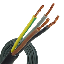 neopreen kabel H05RR-F 4x0,75 per 10 meter