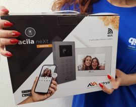FACILA NEXT K2271W KIT VIDEO INTERCOM+CODEKLAVIER. Met 1 binnenpost.