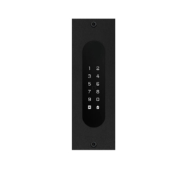 Fasttel FTBM26KF | Codeklavier/Badgelezer/Bluetooth/NFC: 1 relais, Wiegand en Cloud. Bronze mat, inbouw, 62x188x30 mm  (HO)