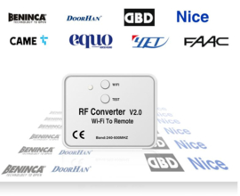 Kijzer K-Y6956WFR is een WiFi to remote RF signal converter.  nieuwste techniek. Voor elke poort : Came, BFT, NICE, FAAC, Beninca, proteco, Quiko en alle andere merken.