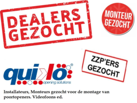 Dealers, installateurs gezocht.