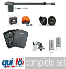 linker motor set Quiko EON 600 230v. professional. voor poorten met vleugels van 1,5 tot 6 meter en tot 1200kg.