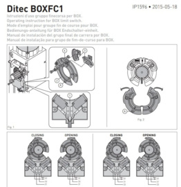Ditec BOXFC1 Eindschakelaarset (HO)