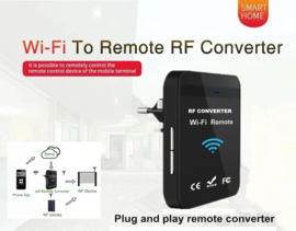 RF-wifi converter plug and play, uw GSM wordt de handzenders. Art. nr 2028