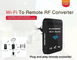 RF-wifi converter plug and play, uw GSM wordt de handzenders