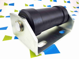 CAIS DRIVESHAFT 150 is het zwaarste en meest robuuste model ondersteunende geleiderol / supportrol met montagebeugel