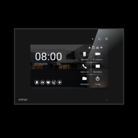 Entrya Facila Vision KDKS7W kit video intercom  met codeclavier  Met 1 binnenpost. zodat u naast de binnenpost ook via uw smartphone kan kijken en de poort openen.Art nr. 105640