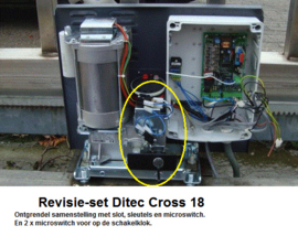 Ditec cross 18 slot  set.