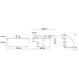 Roger BR21/354 Kit Ondergrondse draaihekaandrijving onderbouw tot 3,5m vleugel borstelloos volbadverzinkt (HO)