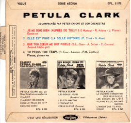 Petula Clark - Je Me Sens Bien  French ep