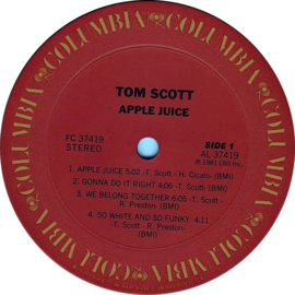 Tom Scott - Apple Juice