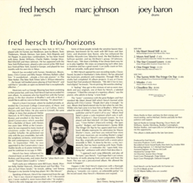 fred hirsch trio - horizons