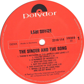 Labi Siffre - The Singer And The Song