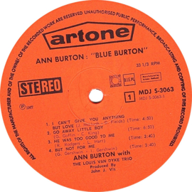 ann burton - BLUE BURTON