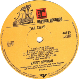 Randy Newman - Sail Away