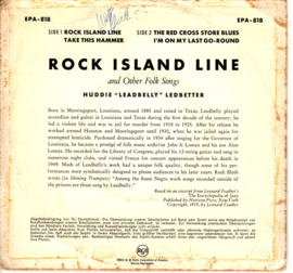 LEAD BELLY - ROCK ISLAND LINE