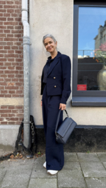 Aaiko, donkerblauw pak, jasje