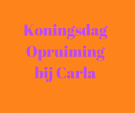 Koningsdag, maandag 27 april 2026