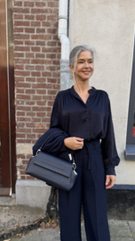 Smaak, donkerblauwe tas