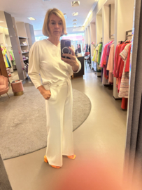 Caroline Biss, off white pak, pantalon