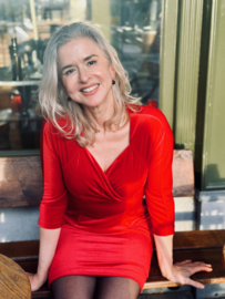 Diva Catwalk,feestelijke jurk in fluweel